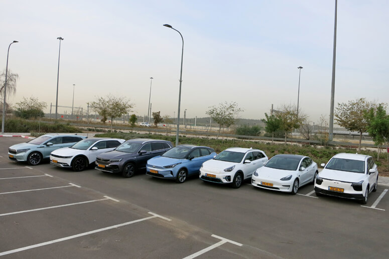 אחת מכל 10 מכוניות שנמכרו בישראל היתה חשמלית
