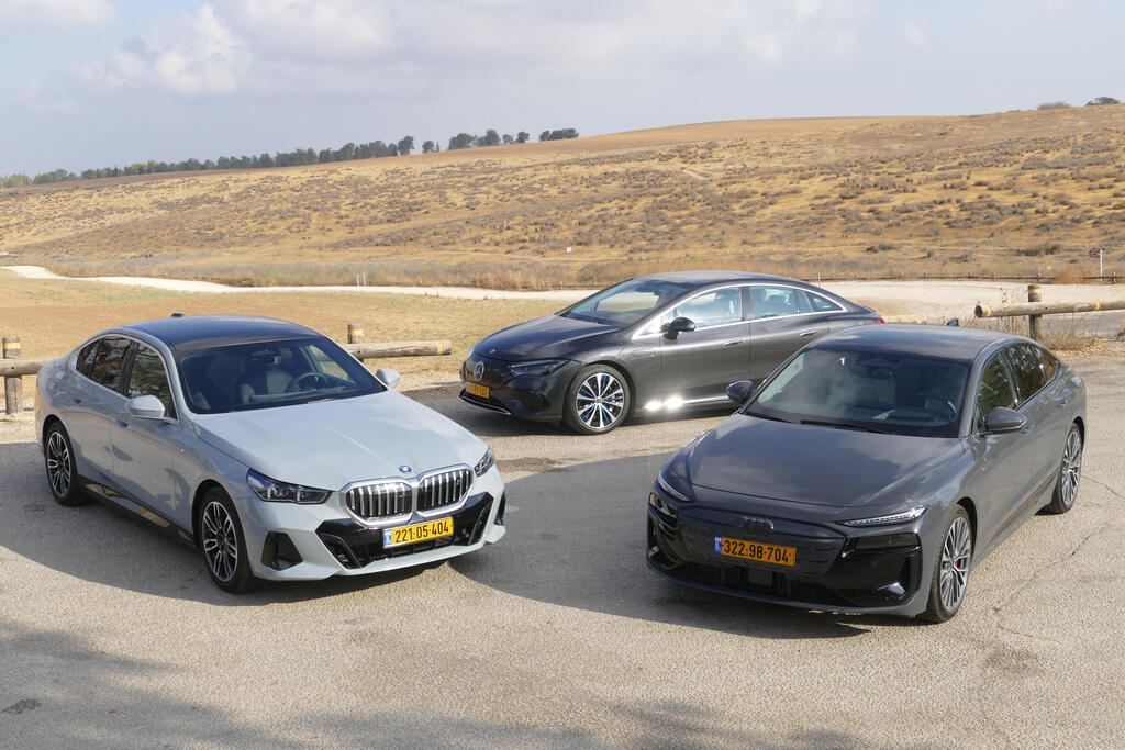 אליפות העולם בחשמליות יוקרה: אודי A6 מול ב.מ.וו i5 ומרצדס EQE