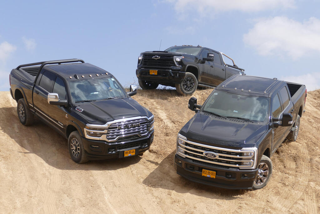 קרב ענקים: פורד F250 מול שברולט סילברדו וראם