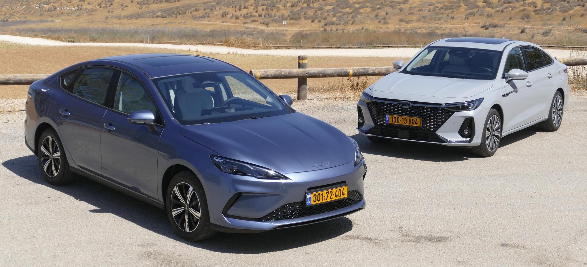 קרב משפחתי היברידי: BYD סיל 5 מול צ'רי אריזו 8