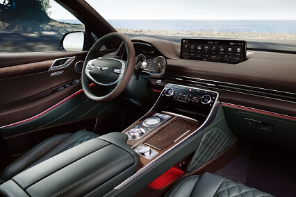 ג'נסיס GV80 תא הנוסעים