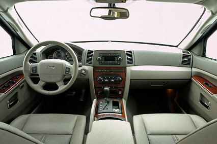 ג'יפ גרנד צ'רוקי - תא הנוסעים