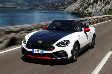 אבארט 124 ספיידר צילום בתנועה