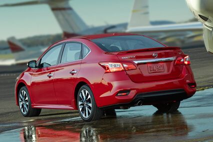 ניסאן סנטרה 2016 צילום אחורי