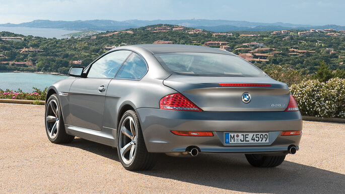 bmw 6 series coupe 2004 Rear