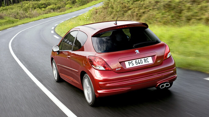 peugeot 207 gti 2009 Rear