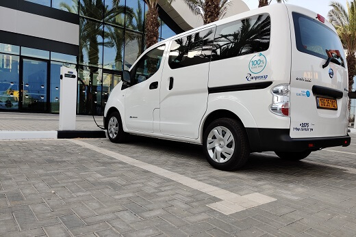 ניסאן e-NV200 - צילום רן סגל