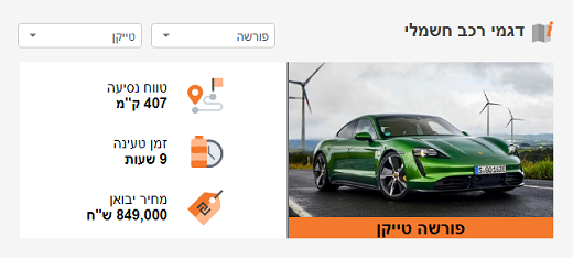 מתחם רכב חשמלי