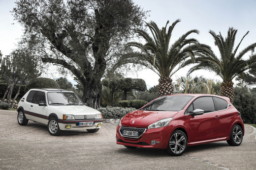 פיג'ו 208GTI ופיג'ו 205GTI פיג'ו 208GTI ופיג'ו 205GTI