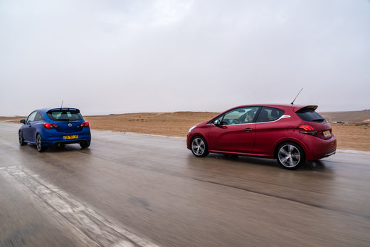 אופל קורסה OPC מול פיג'ו 208GTI